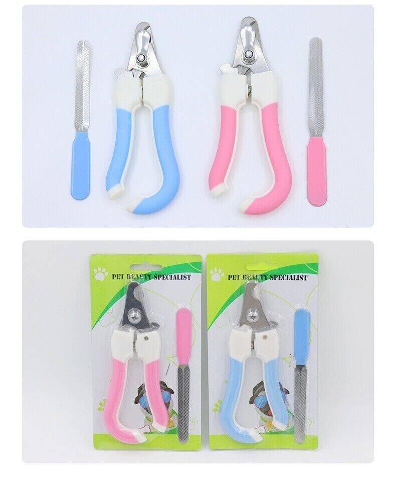Pet Nail Clippers Dog Cat Nail Toe Claw CutterTrimmer Scissors Tool 2 Size