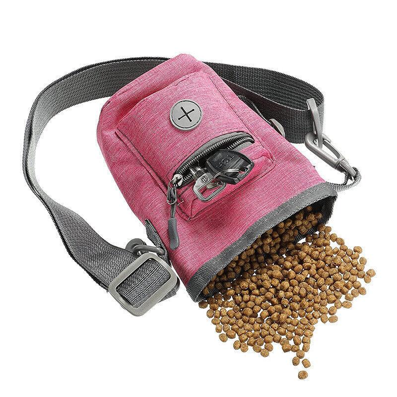 Pet Portable Snack Bag Training Bag Dog Walking Bag With Garbage Pickup Bag