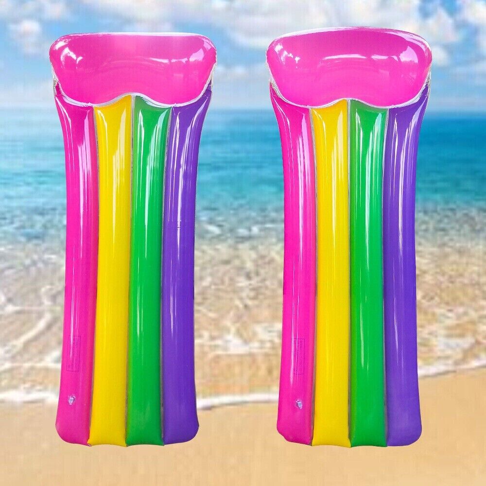 Children's Inflatable Surfboard Float Row Water Skis Float Row Flamingo Bed
