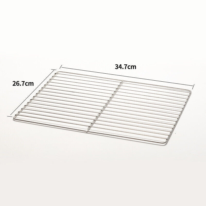 Outdoor Home Durable Tools Thick Stainless Steel BBQ Net Camping Cooking Grill