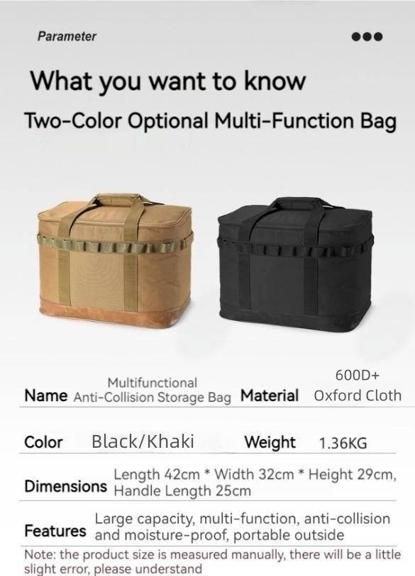 Waterproof Outdoor Portable Foldable Large Capacity Storage Picnic Camping Bag