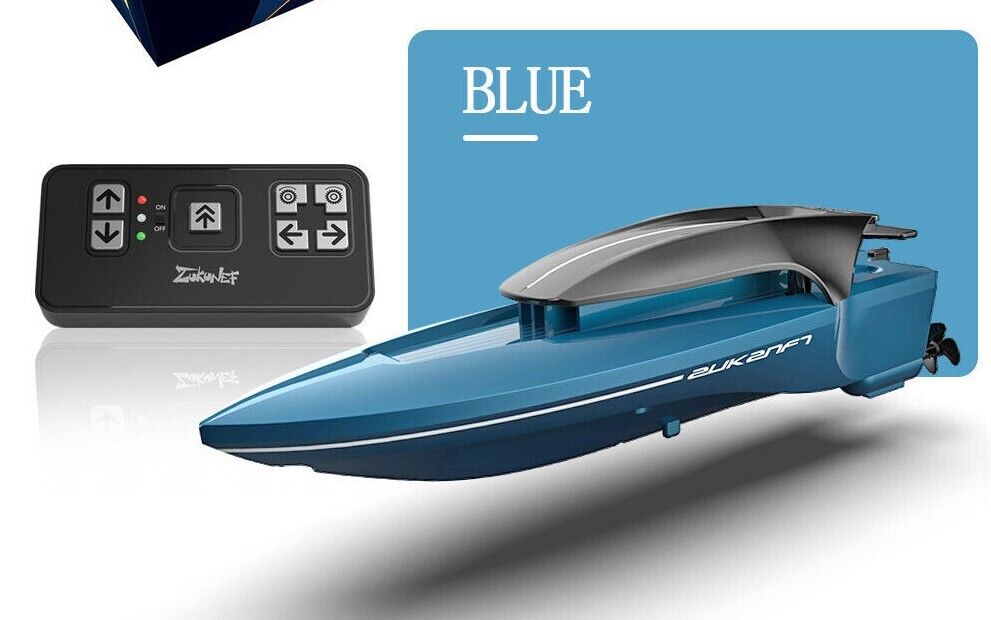 2.4GHz Mini RC Speed Boat Remote Control High Speed Boat Waterproof Toys Gift