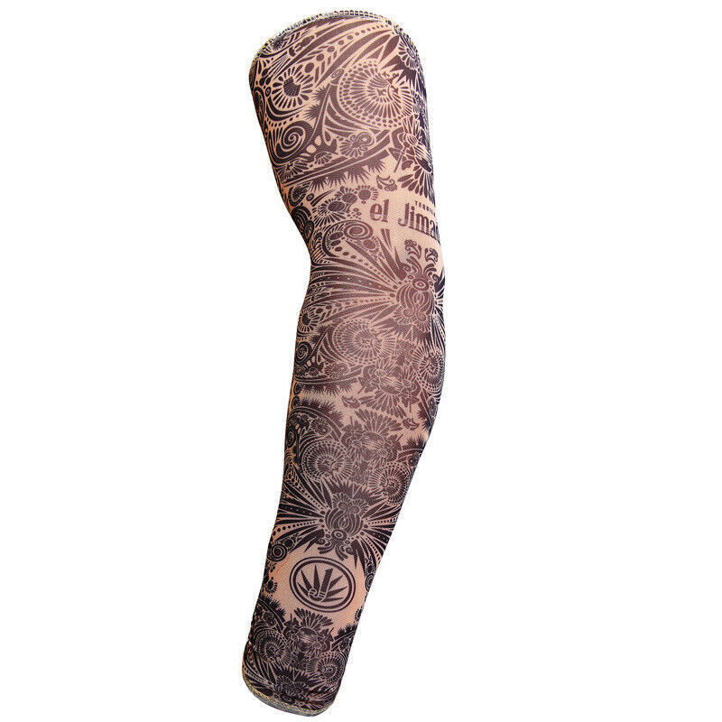 Sunscreen Tatto Arm Stretch Sleeves UV Sun Protect Covers Outdoor Sports Cooling