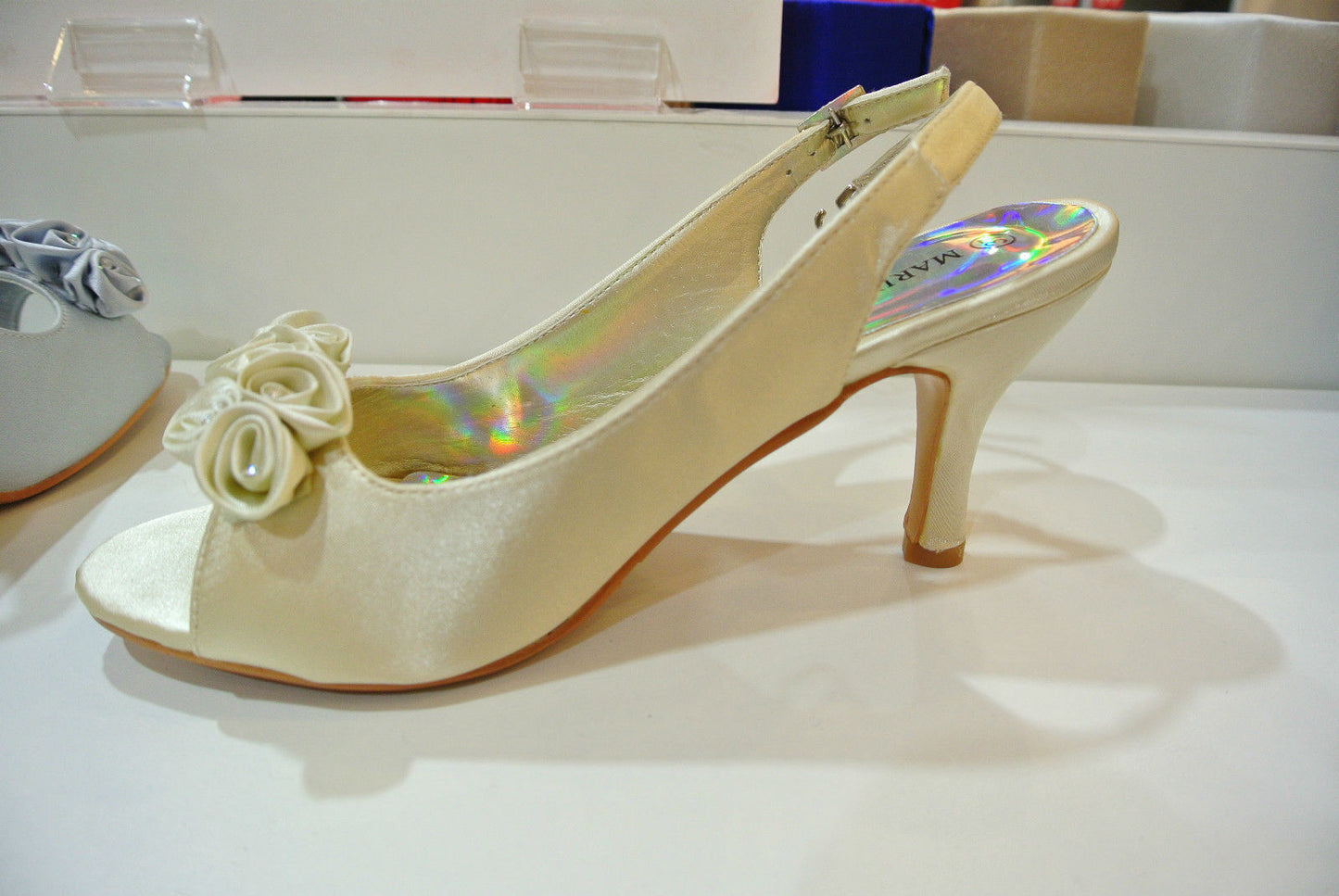 Elegant Women Shining Diamante Fish Mouth Date Evening Wedding Ball Party Shoes