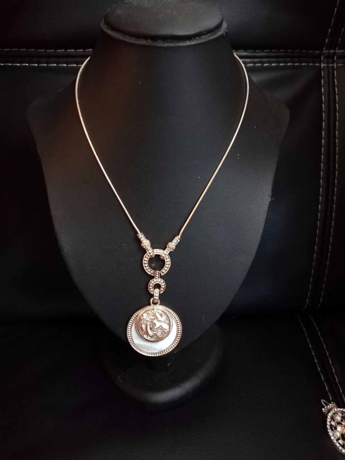 New Women Rhinestone Chain Crystal Necklace Pendant Lady's Fashion Jewelry