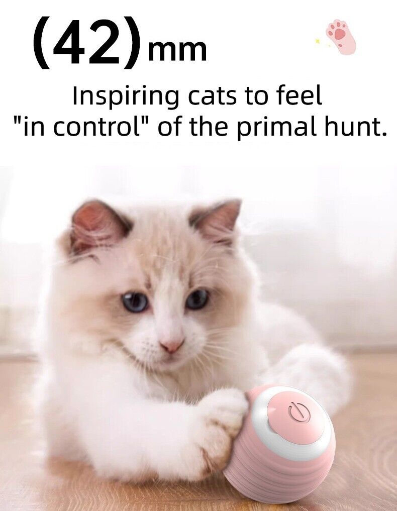 Cat Dog Toy Automatic Rolling Ball Electric Pet Teasing Smart Toys Balls