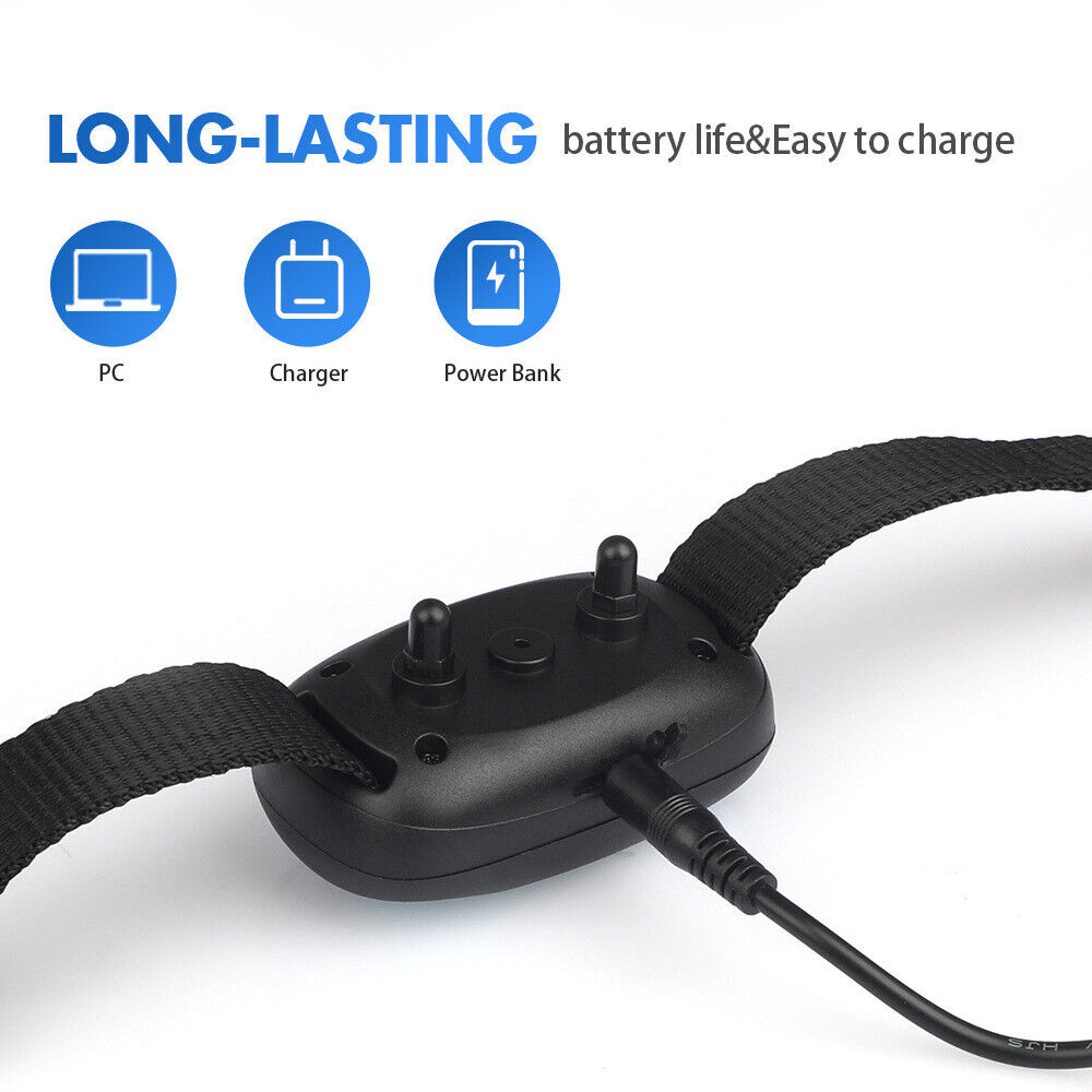 Waterproof Auto Anti Bark Dog Collar Stop Barking No-Shock Trainer Rechargeable