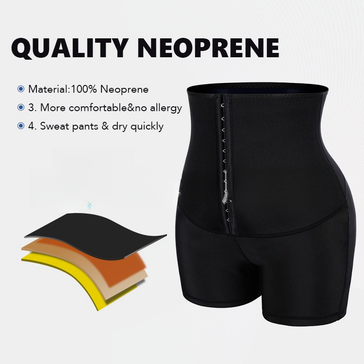 Women Waist Trainer Sauna Sweat Pants Hot Body Shaper Leggings Tummy Slimming