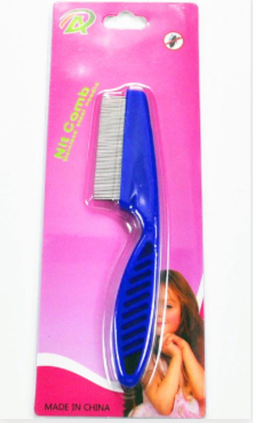Pet Dog Encrypted Clean Flea Lice Removal Comb Hair Shedding Comb Steel Pin Comb