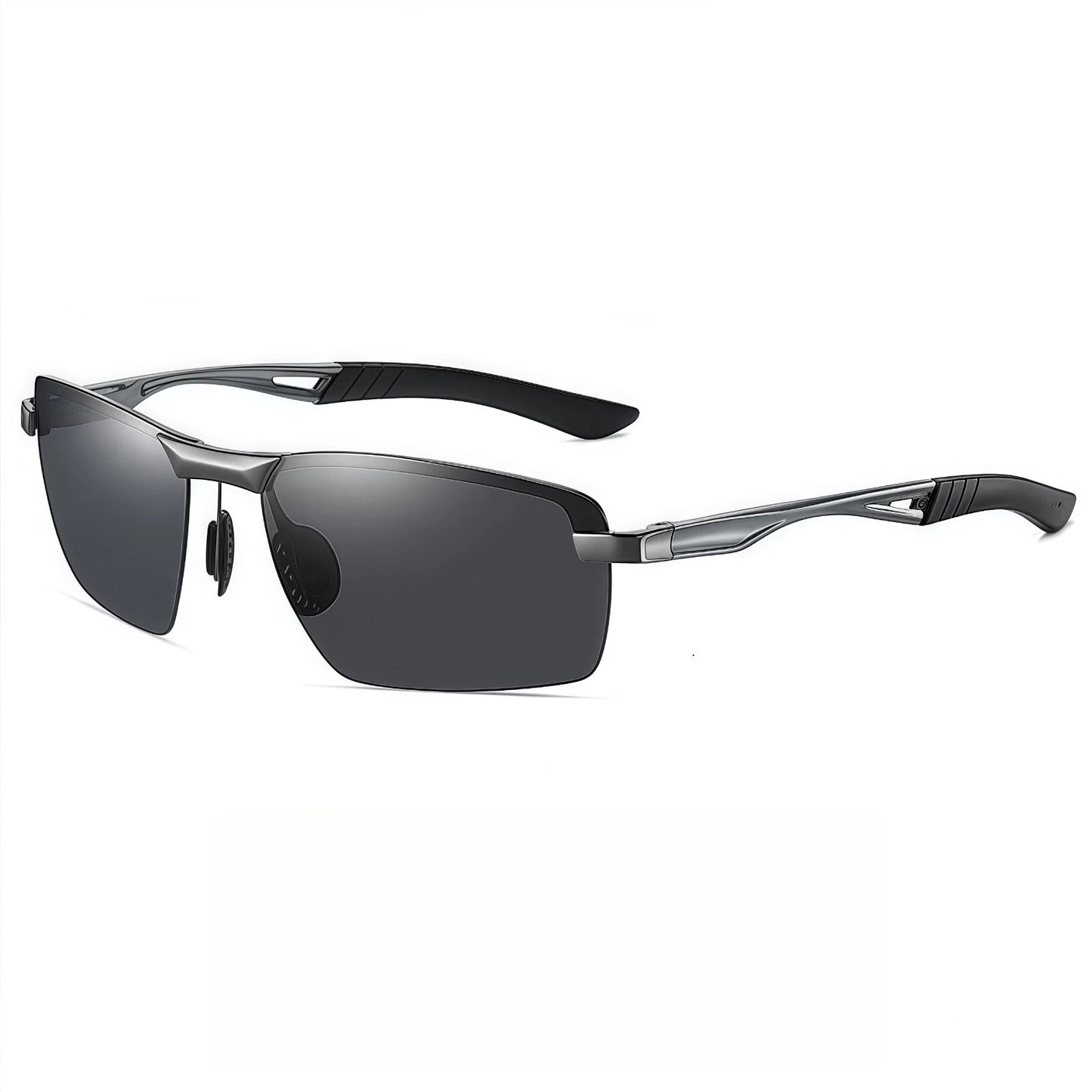 Men Sport Driving Fishing Cycling Polarized Anti Glare UV400 Rimless Sunglasses #3391
