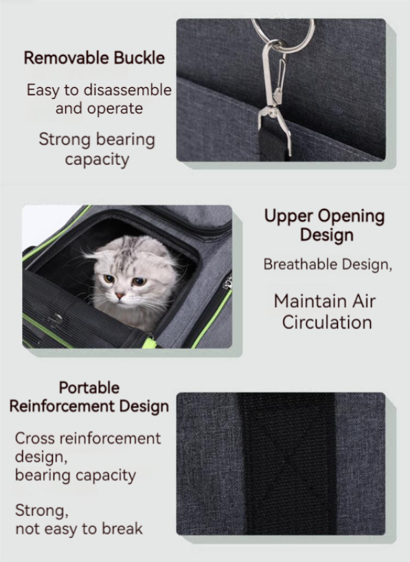 Portable Breathable Comfort Tote Travel Pet Carrier Large Bag Shoulder Cage