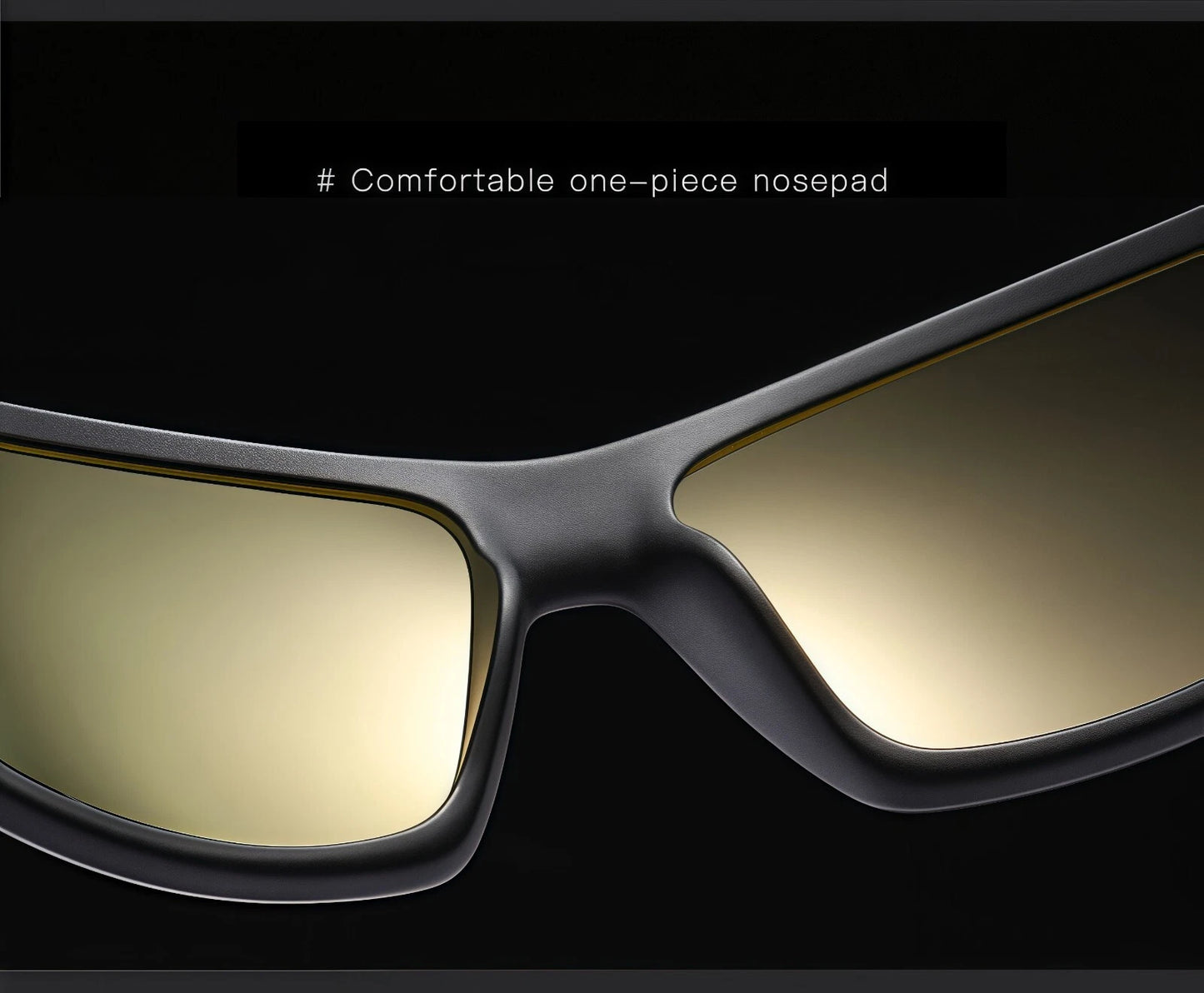 Men Polarized Sports Sunglasses Lightweight Wrap Around Shades Driving Cycling # 201909