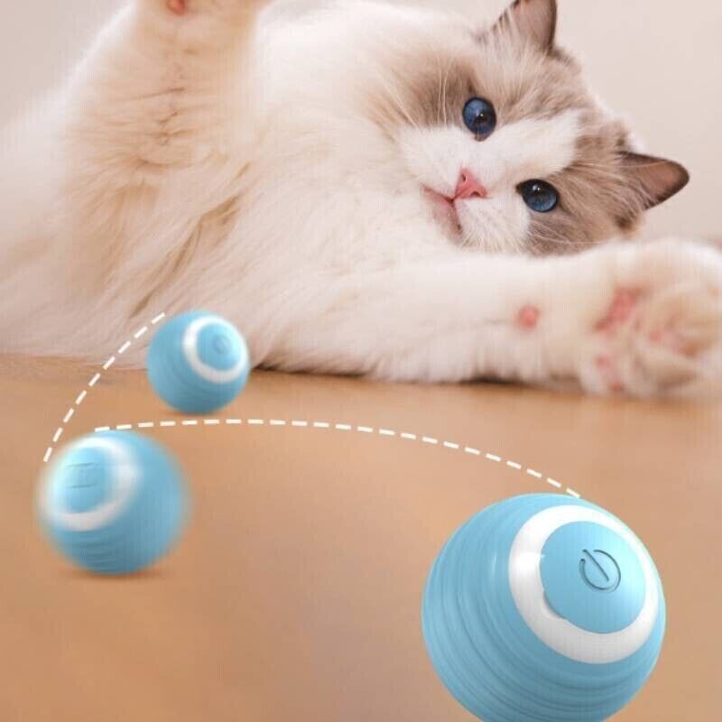 Cat Dog Toy Automatic Rolling Ball Electric Pet Teasing Smart Toys Balls