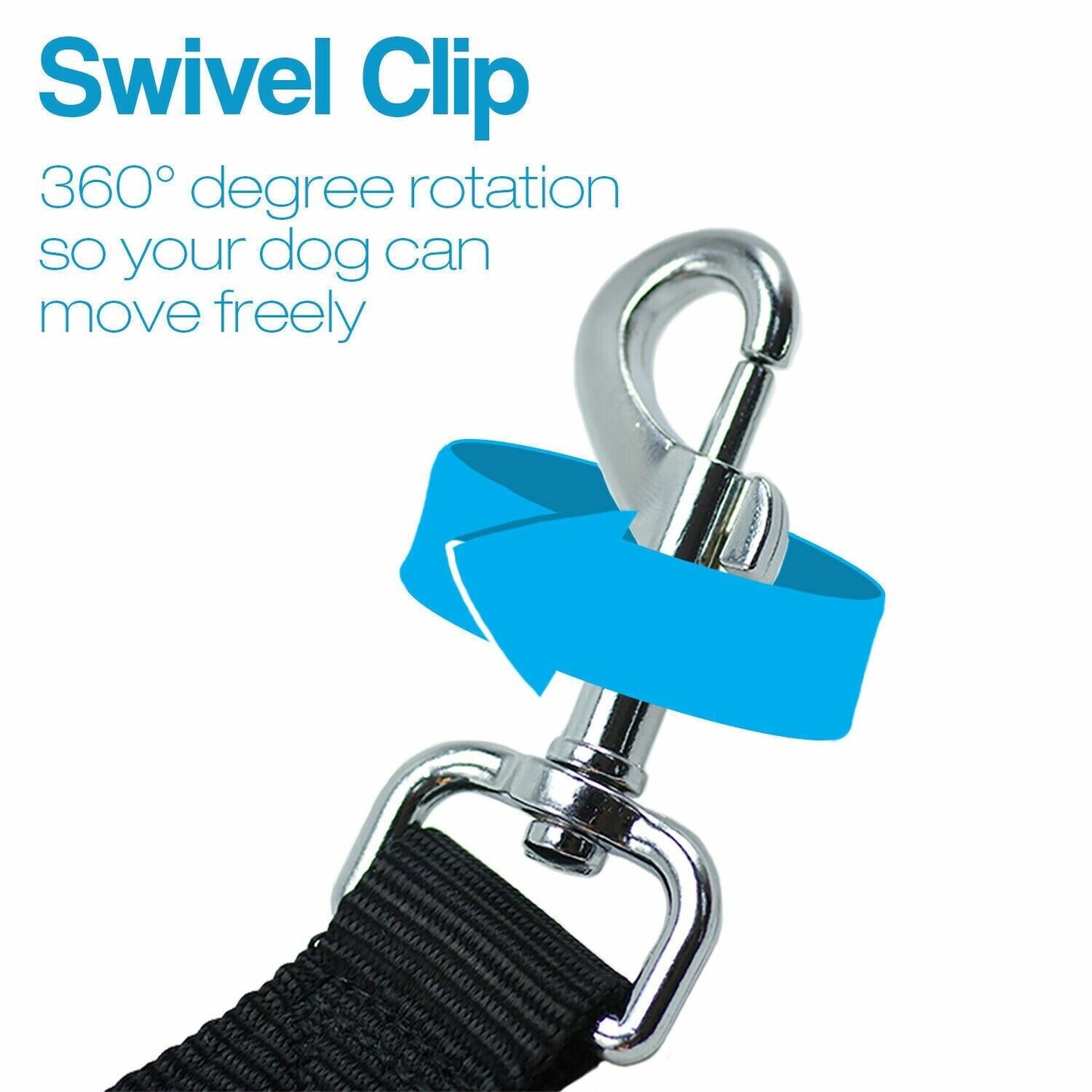 Pet Adjustable Dog Safety Seat Belt Harness Nylon Car Vehicle Clip Travel Leash