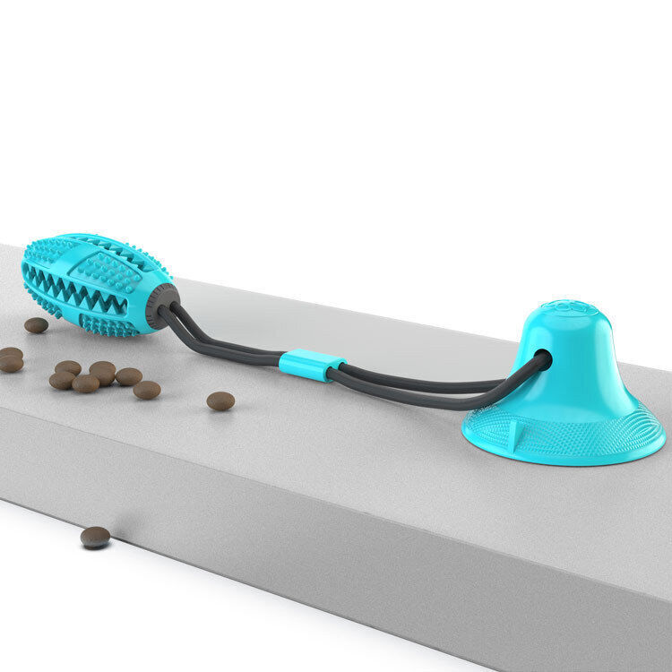 Pet Puppy Molar Bite Toy Suction Cup Tug Rope Ball Dog Tooth Cleaning Chew Toys