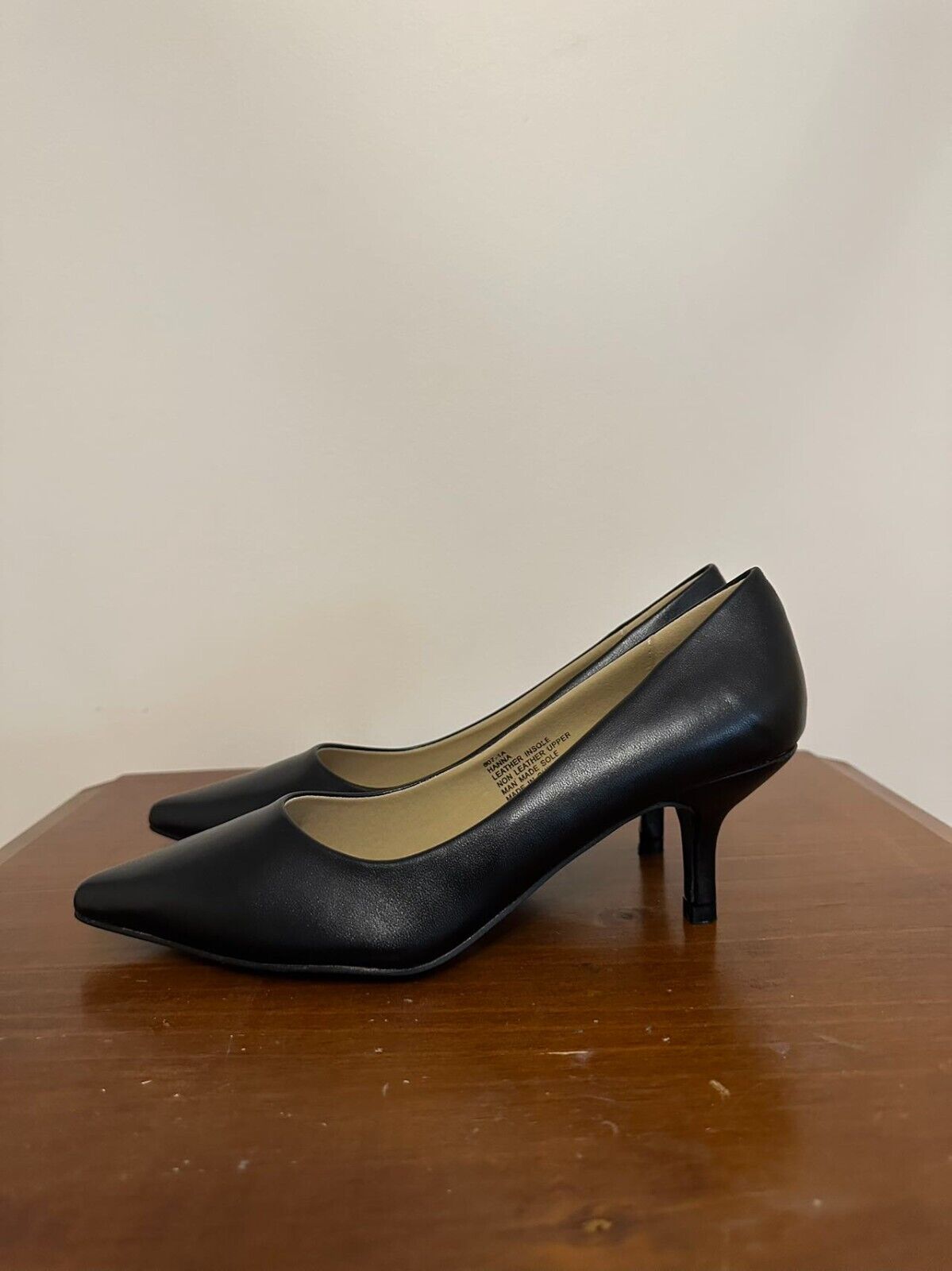 Fashion Classic Mid Heel Pumps Toe Court Work Office Women Ladys Shoes Patent