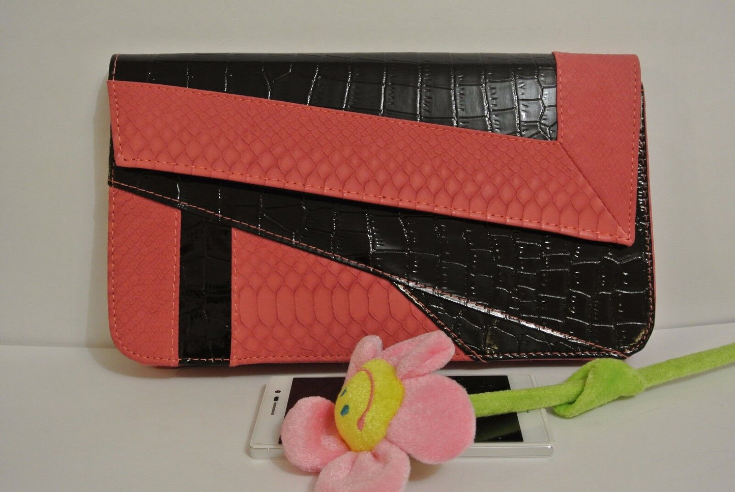 Women Ladies PU Handbag Party Evening Envelop Clutch Messenger Flap over Bag