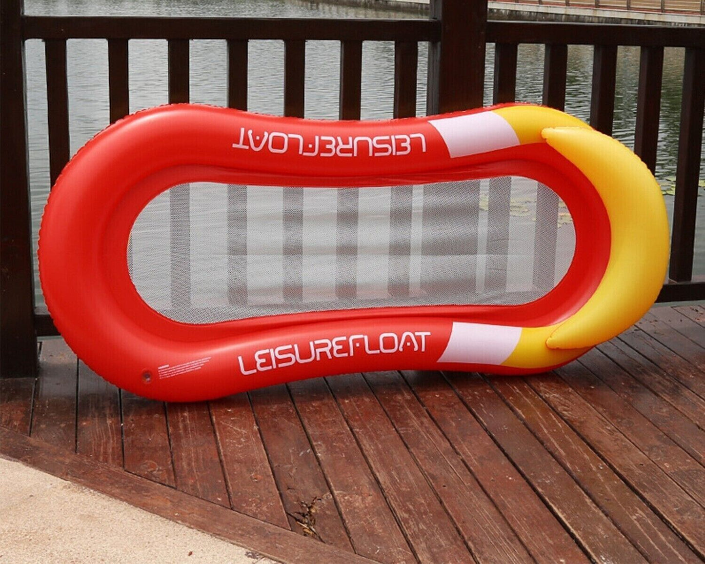 Inflatable Float Pool Lounge Bed Sea Beach Swimming Chair Floating Water Hammock
