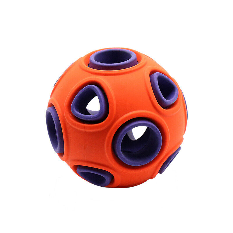 New Pet Toy Ringing Bell Bite Resistant Vocal Rubber Molar Training Ball