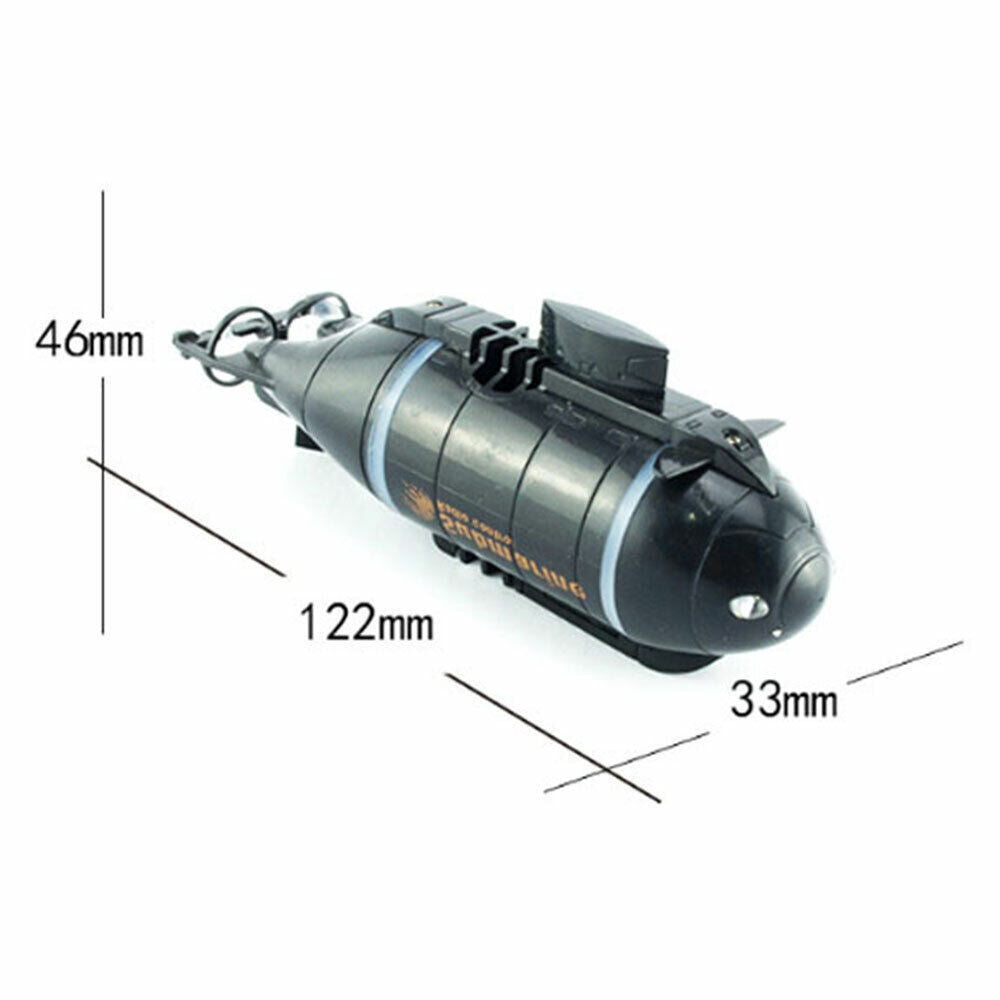 Electric Toy 6 Channels Diving Mini Remote Control Boat RC Submarine Radio Gift