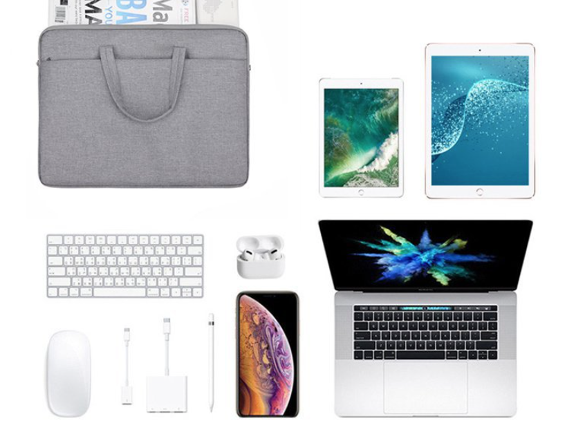 Laptop Business Carry Protect Case Cover Bag For Macbook Air/Pro HP Notebook