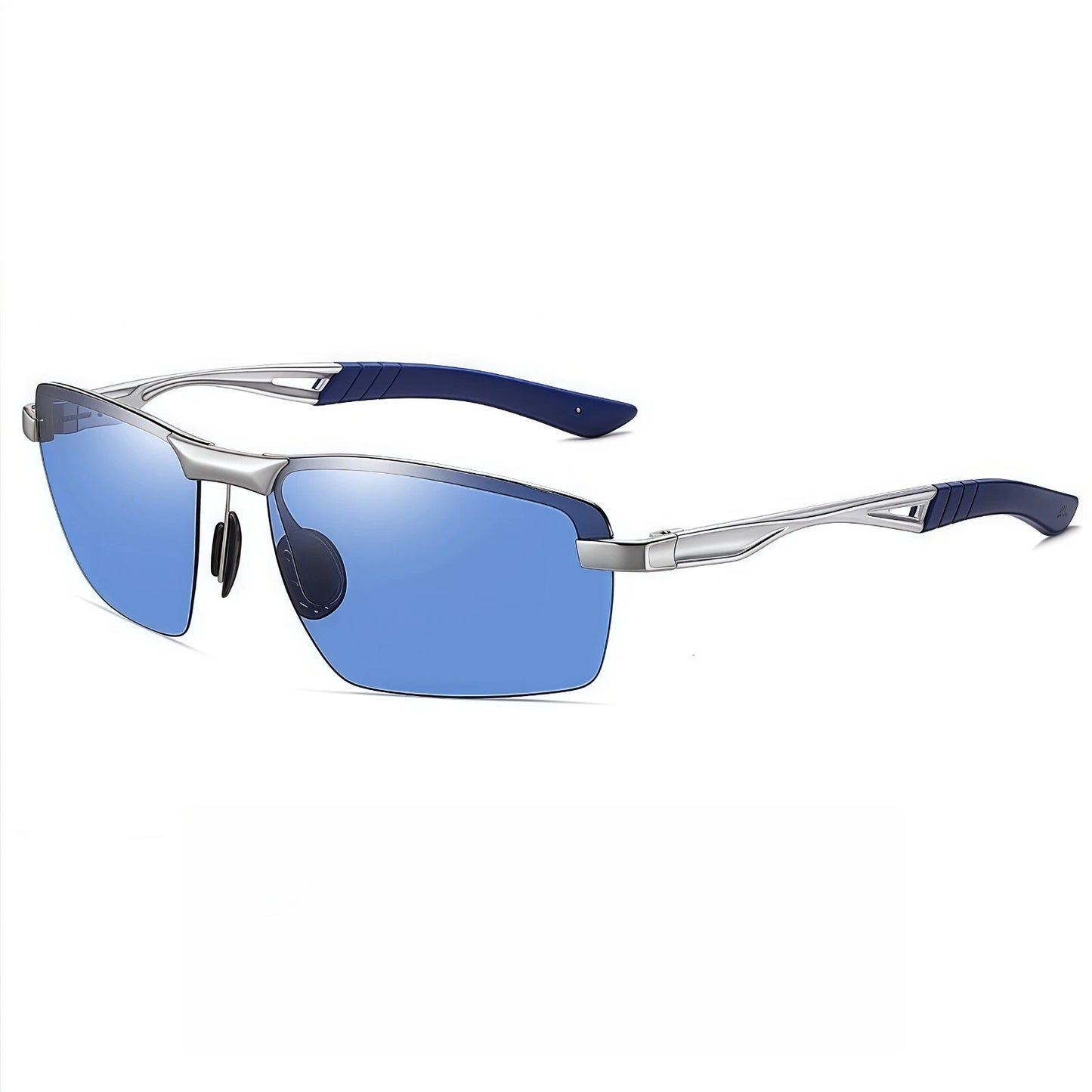 Men Sport Driving Fishing Cycling Polarized Anti Glare UV400 Rimless Sunglasses #3391