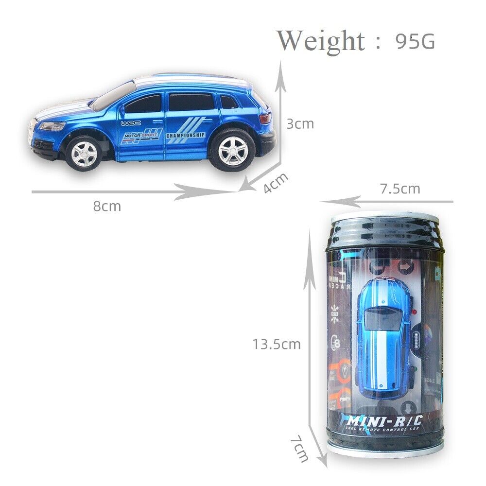 Coke Can Mini RC Radio Drift Remote Control Race Racing Car Toy gift For Kids