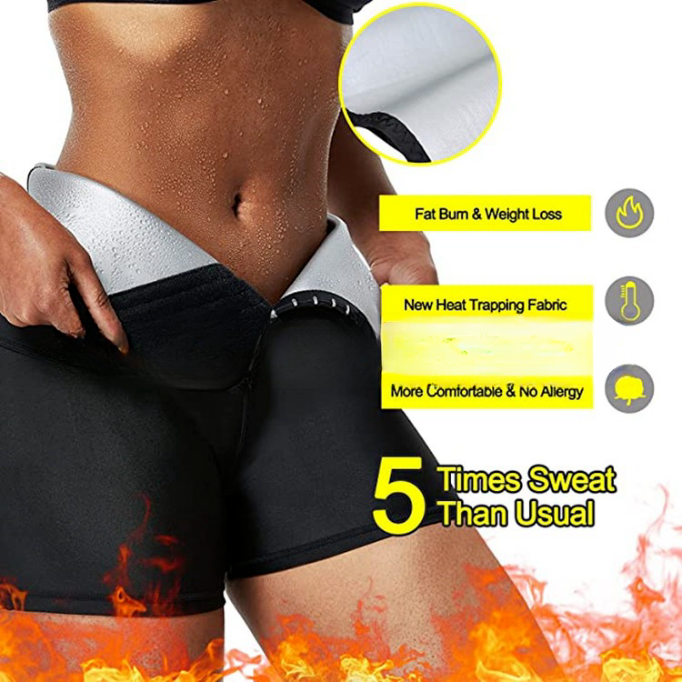 Women Waist Trainer Sauna Sweat Pants Hot Body Shaper Leggings Tummy Slimming