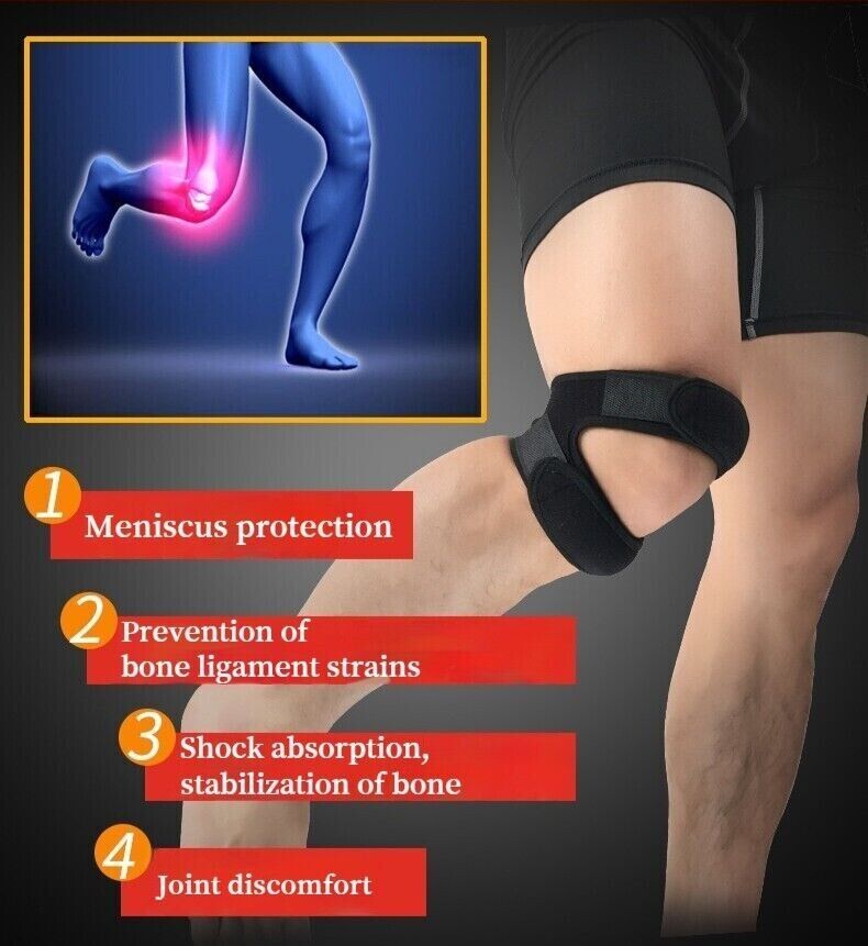 Sports Patella Belt Basketball Fitness Running Protect Knee Strap Breathable