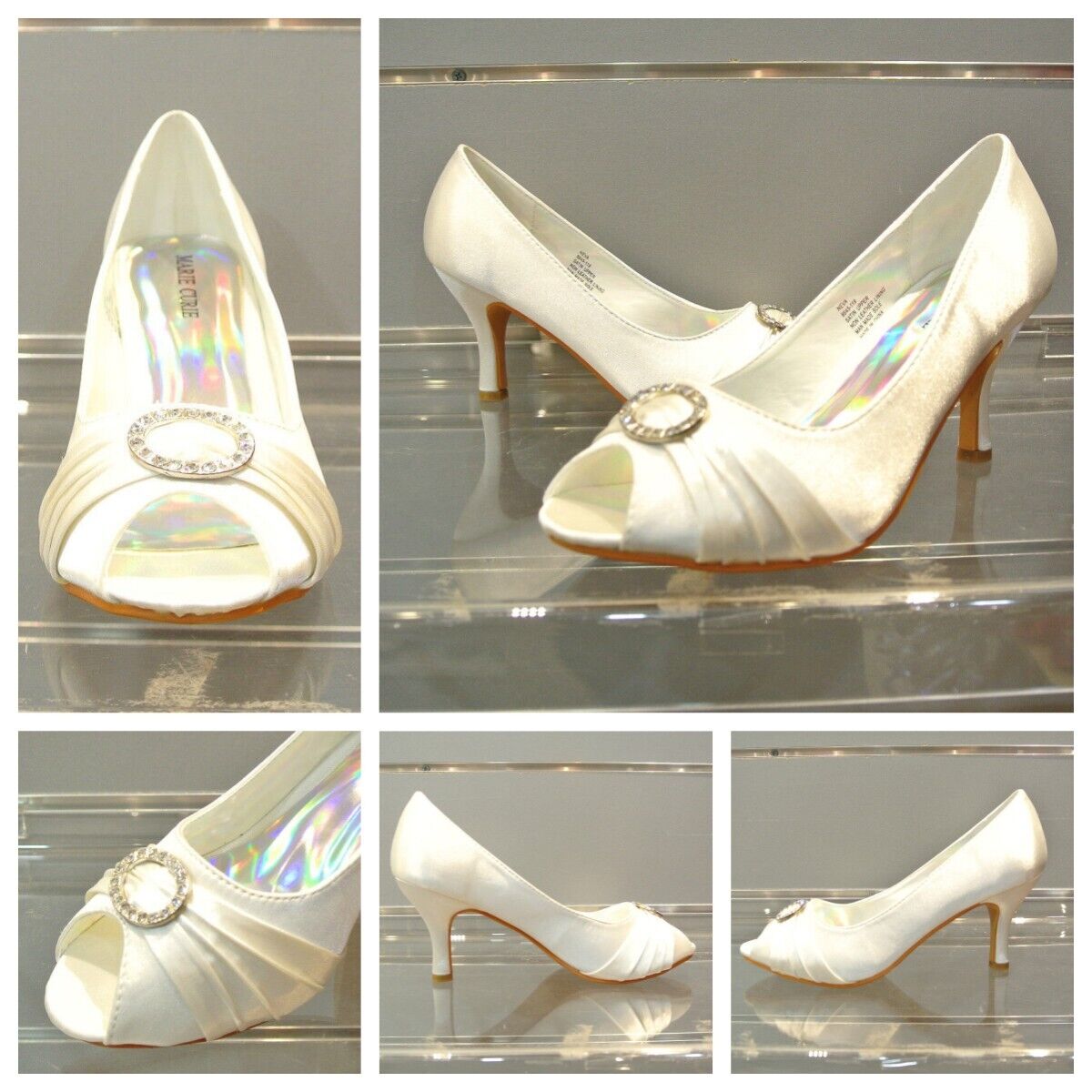 Fashion New Quality Women Shining Diamante Evening Wedding Ball High Heel Shoes