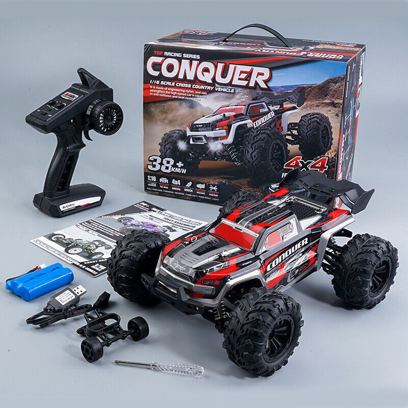 RC Car 38km/H Racing Toy Remote Control 1/16 4WD Big Foot off Road Monster Truck