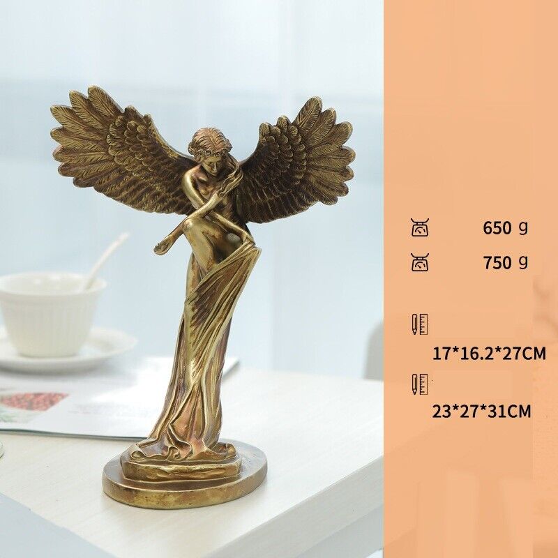 NEW Family Fresh Birthday Table Gift Idea Resin Decoration Redeem angel Figurine
