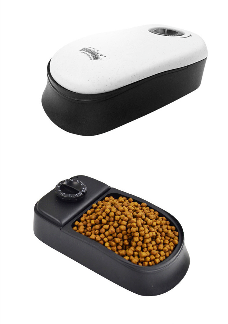 Pet Dog Cat Automatic Open Lid Feeder Intelligent Feeding Machine Food Dispenser