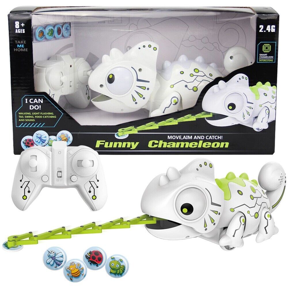 Remote Control Chameleon with Sound Effect Intelligent Machine Pet Creative Toy