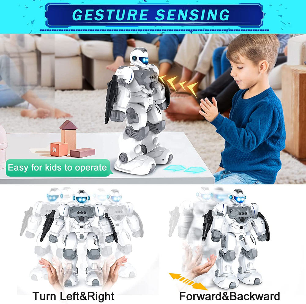 Kids Toy Gift Subotech 2.4GHz Remote Control Guardian Intelligent Gesture Robot