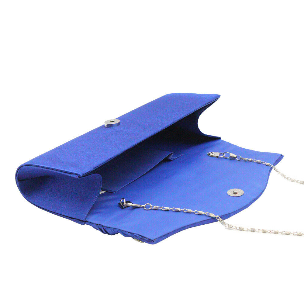 Women Satin Evening Bags Clutch Purses Wedding Formal Handbags Party Prom Clutches
