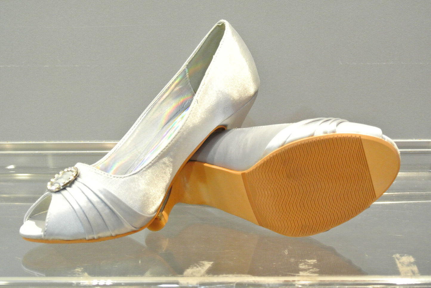 Fashion New Quality Women Shining Diamante Evening Wedding Ball High Heel Shoes