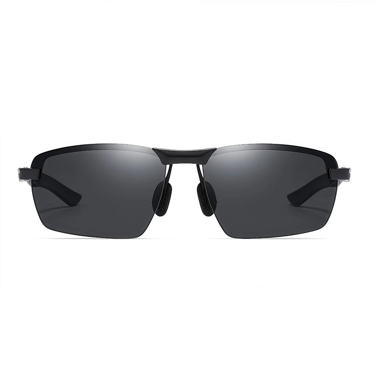 Men Sport Driving Fishing Cycling Polarized Anti Glare UV400 Rimless Sunglasses #3391
