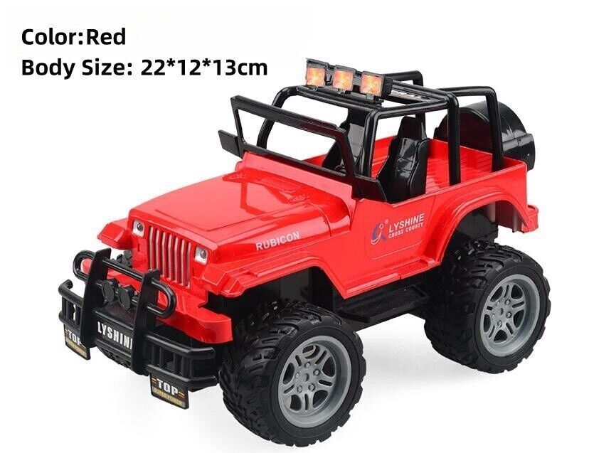 2.4GHz Alloy High Speed Remote Control Racing Buggy Electric Light Toy Car Gift