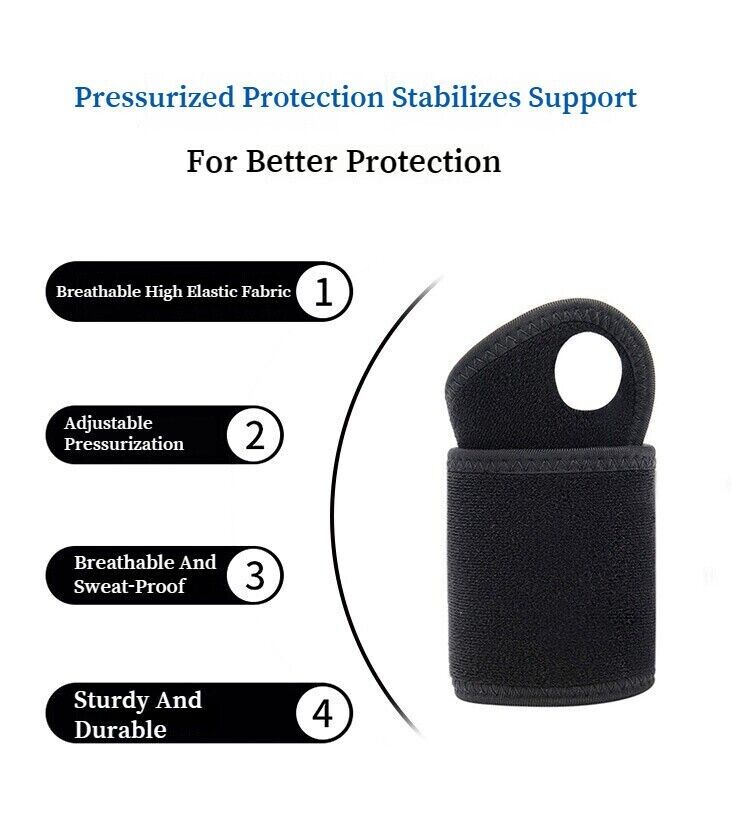 Unisex Adjustablet Wrist Brace Immobiliser Anti Sprain Sport Fitness Basketball