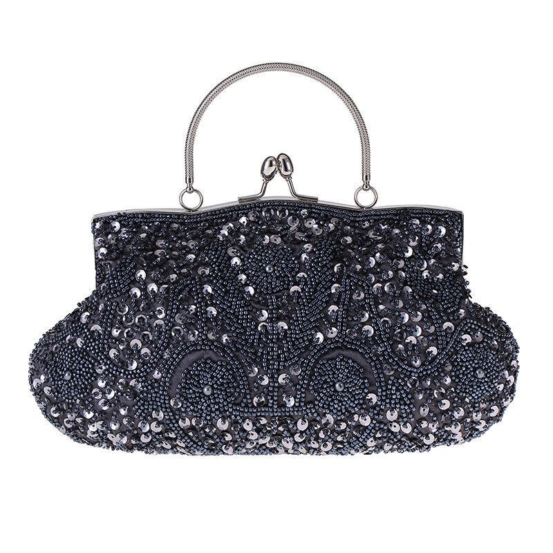 Women Fashion Glitter Party Bridal Bag Wedding Handbag Prom Evening Clutch
