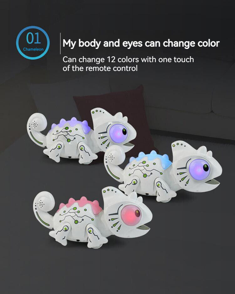 Remote Control Chameleon with Sound Effect Intelligent Machine Pet Creative Toy