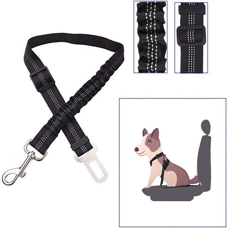 Multi-functional Pet Car Safety Rope Retractable Leash Dogs Traction Seat Belt