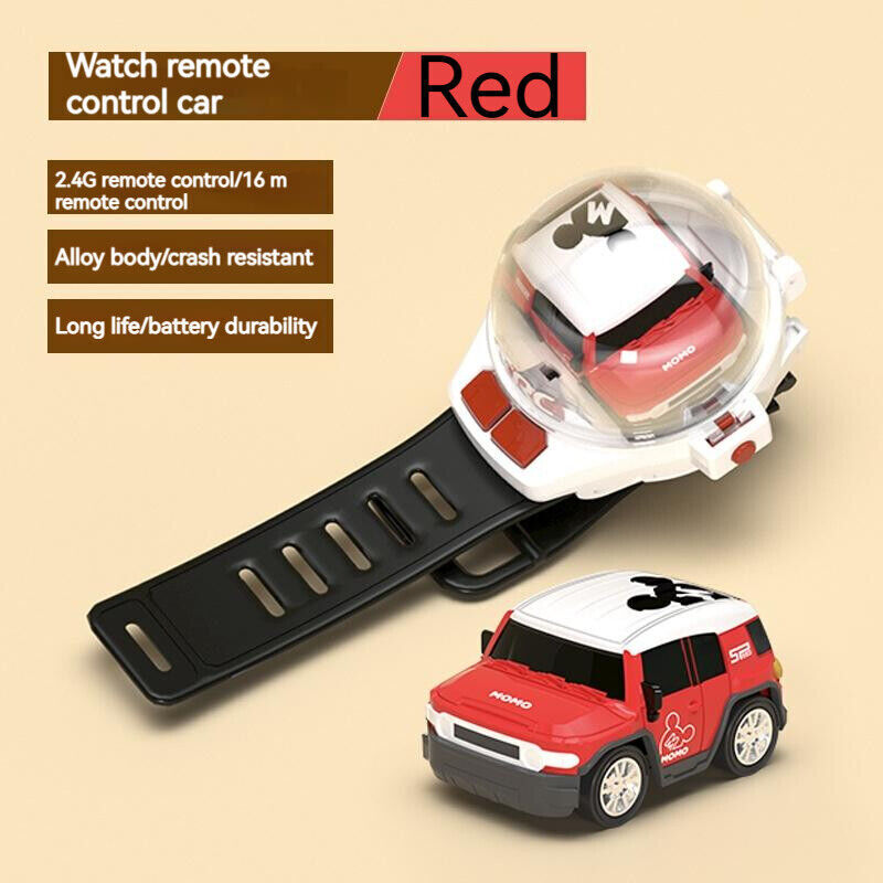 Watch RC Electric Toy Mini Remote Control Car Accompany Children Kids Gifts