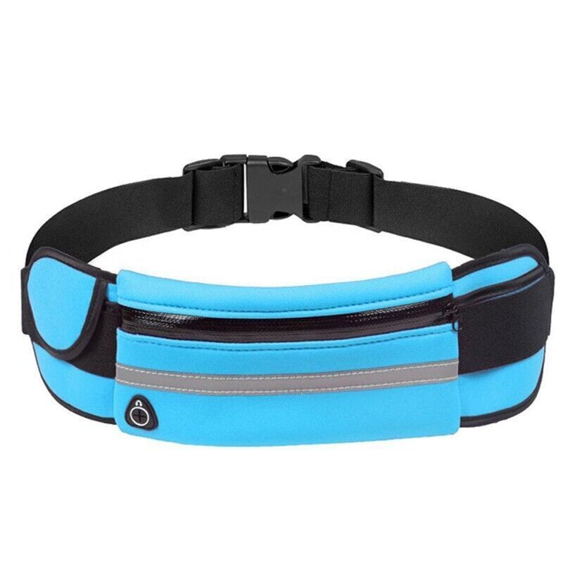 Waterproof Sports Wallet Running Pack Travel Waist Bags Money Zip Belt Pouch