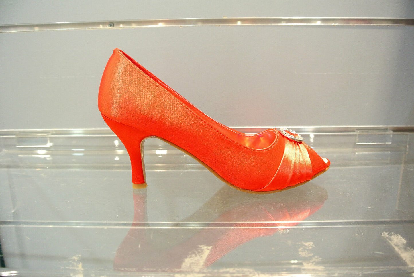 Fashion New Quality Women Shining Diamante Evening Wedding Ball High Heel Shoes