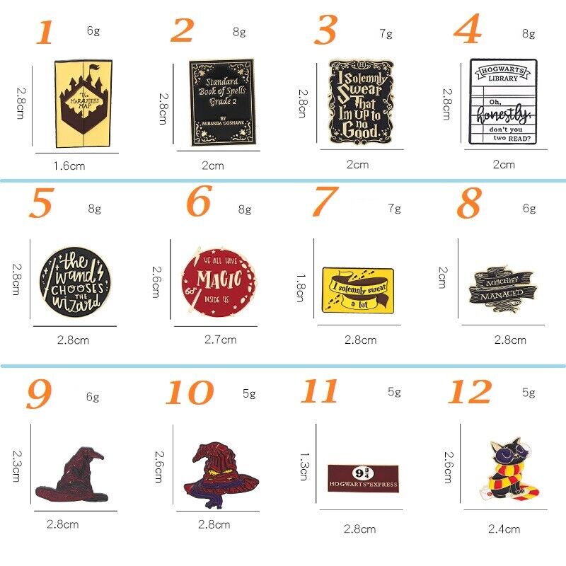 Kids Funky Game Carton Cute Anime Magic Boys Girls Party Gift Badge Brooch Pin