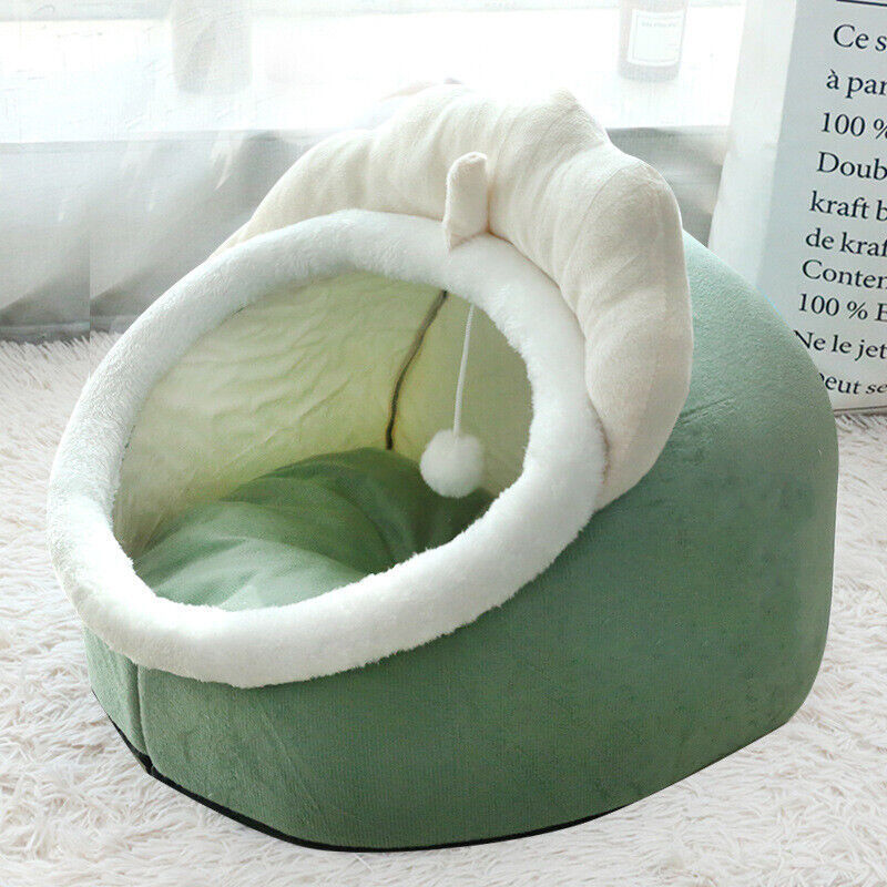 Universal Pet Bed Windproof Warm Cushion Cartoon Shape Cat Dog House 3 Sizes
