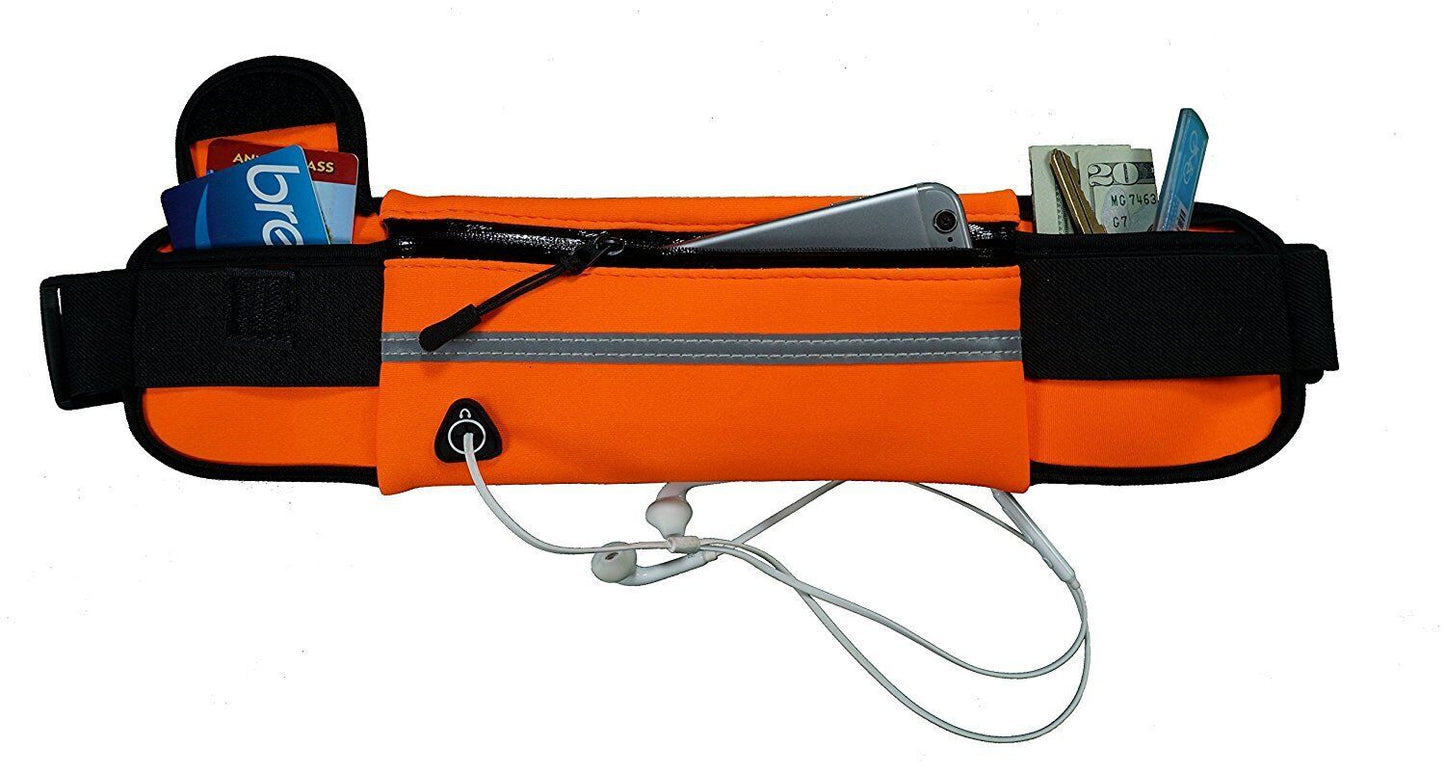 Waterproof Sports Wallet Running Pack Travel Waist Bags Money Zip Belt Pouch
