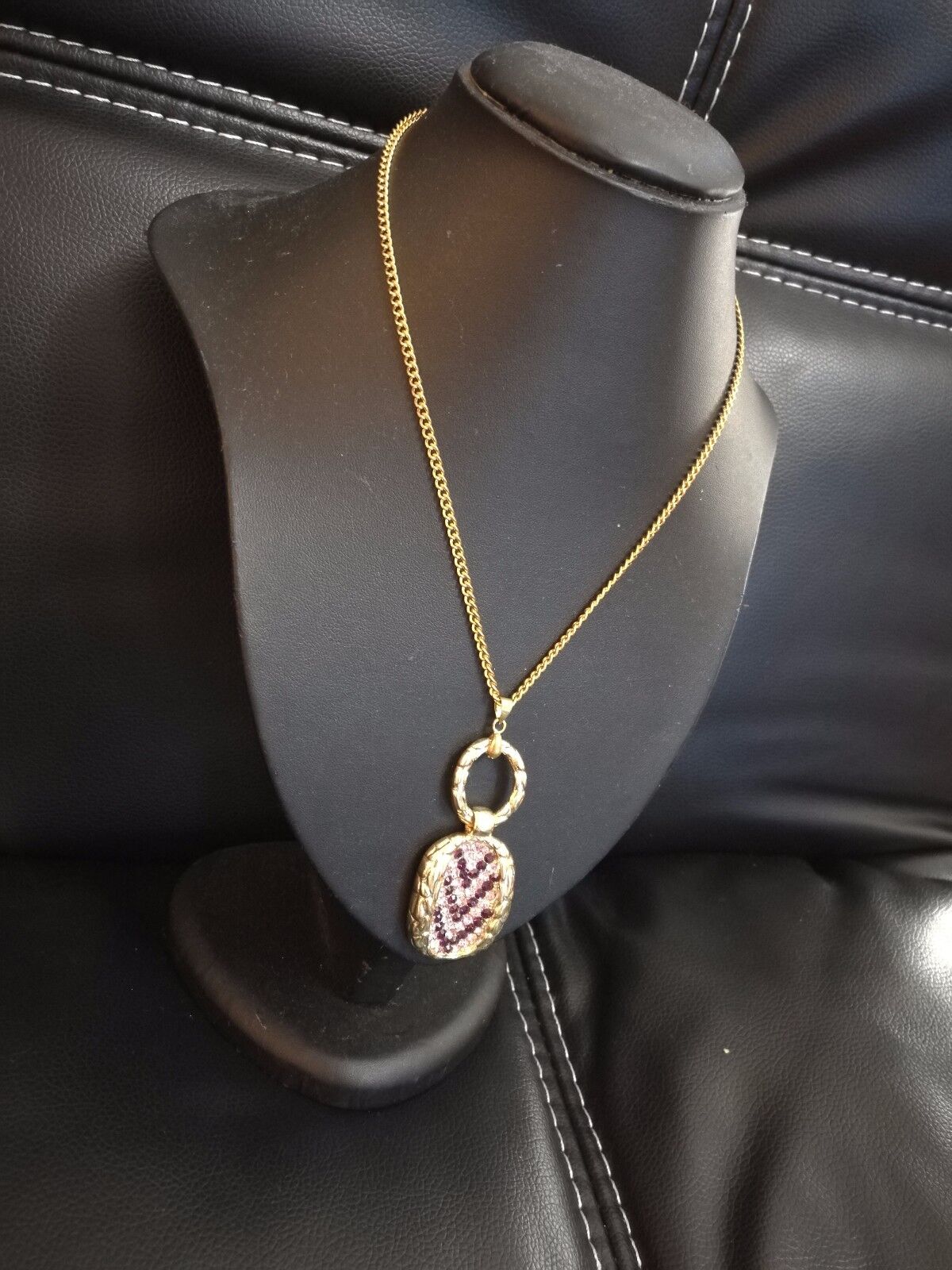 New Women Rhinestone Chain Crystal Necklace Pendant Lady's Fashion Jewelry